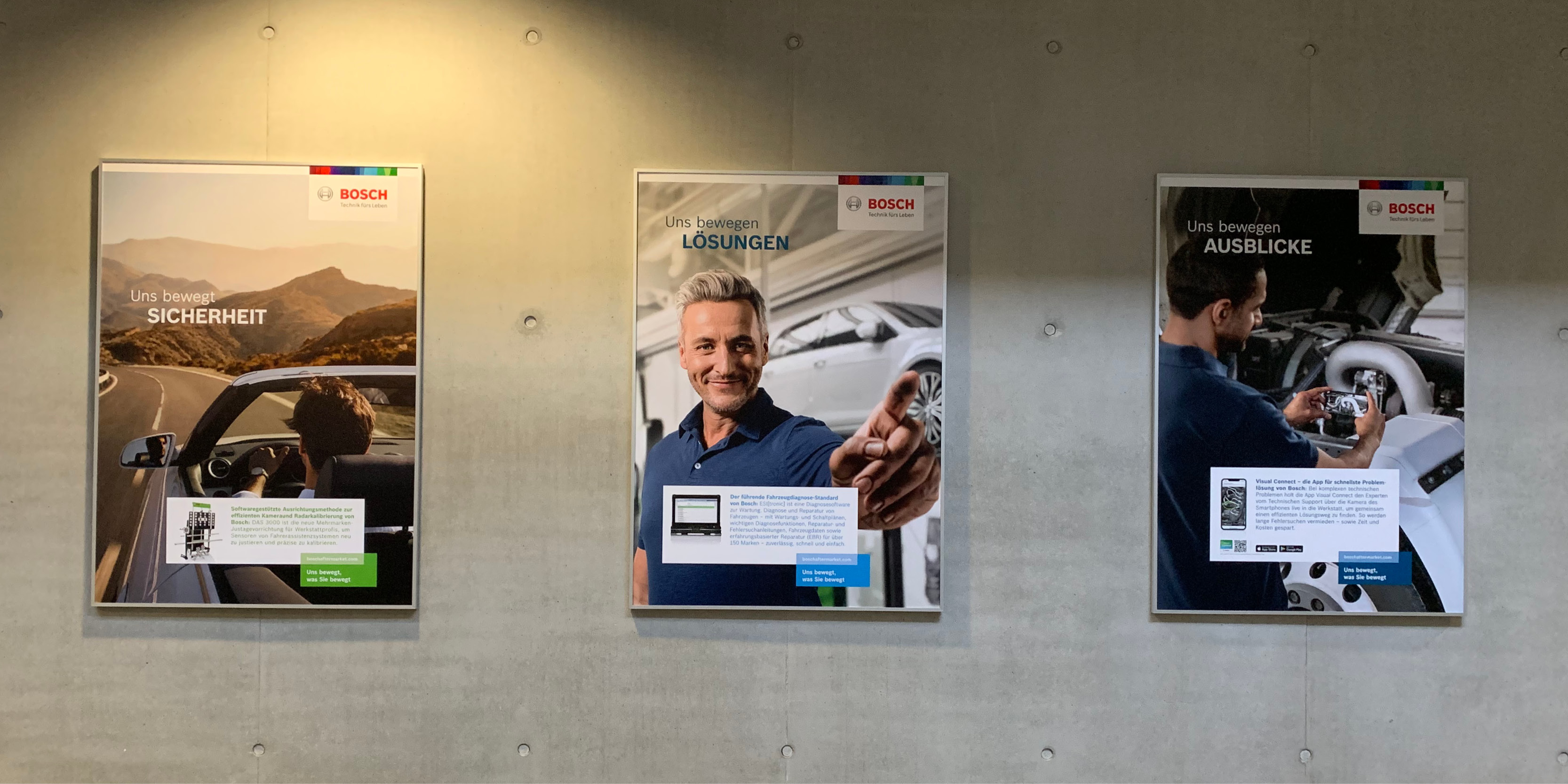 BOSCH Training Service Center Posterwand